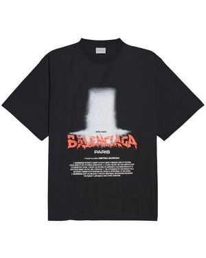 Balenciaga The Door Oversized T-Shirt - Black