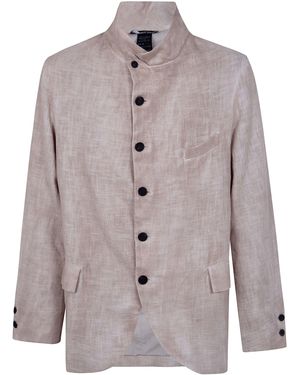 Avant Toi "Hand Painted" Rever Jacket - Brown