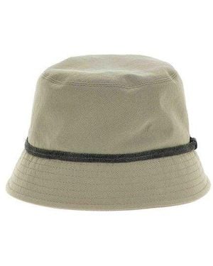 Brunello Cucinelli Jackfruit Nylon Bucket Hat - Gray