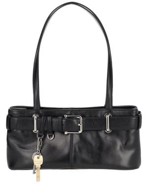 OSOI Brocle Mini Leather Shoulder Bag - Black