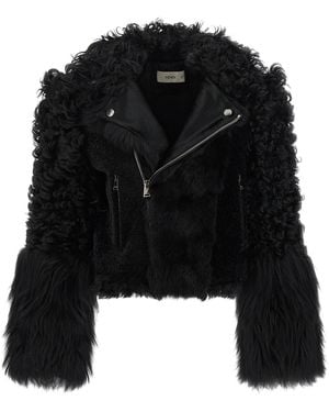 Fendi 'Blouson' Biker Jacket - Black