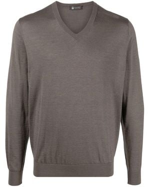 Colombo 85047 Cashmere Silk Sweater - Gray