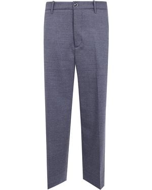 Nine:inthe:morning "Apollon" Wide Leg Pants - Blue