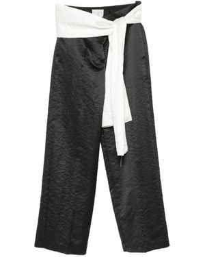 forte_forte Smoking Pants - White