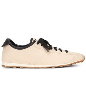 Jacquemus Sneakers The Tennis Canvas Lambleather Sneakers - Black