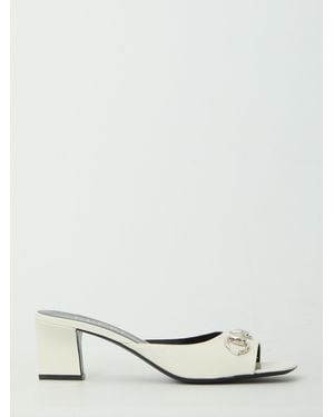 Gucci Bamboo Signora Mules - White