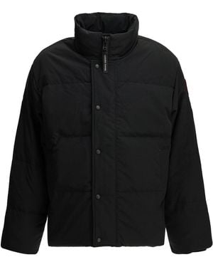Canada Goose "Bayview" Short Down Jacket - Black