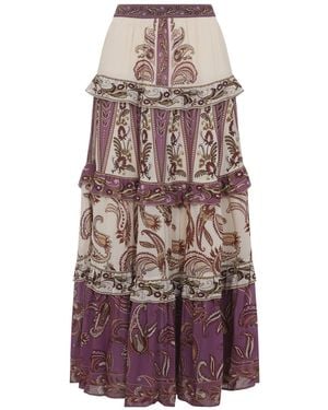 FARM Rio Maxi Skirts - Brown