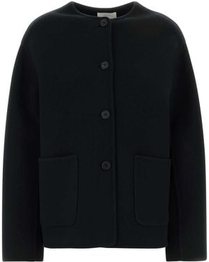 The Row Wool Blend Quintus Jacket - Black