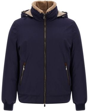 Brunello Cucinelli Padded Jacket - Blue