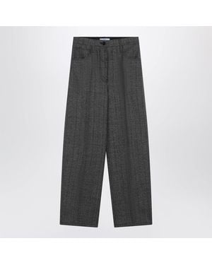 Prada Tailored Wool Pants - Gray