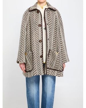 Valentino Garavani Animalier Peacoat - White