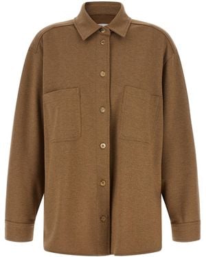 Max Mara 'Ladino' Overshirt - Brown