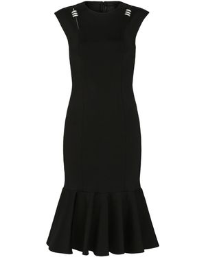 Givenchy Crystal-Detail Fit And Flare Dress - Black