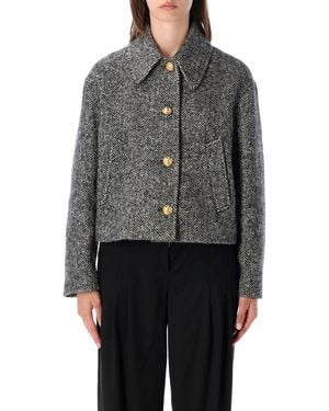 Valentino Garavani Wool-Blend Jacket - Gray