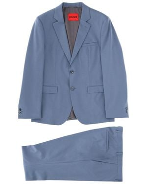 HUGO Two-Piece Extra-Slim-Fit Suit - Blue