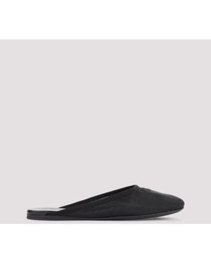 Miu Miu Slip-On Slippers - Black