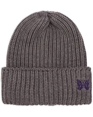 Needles "Watch" Merino Wool Cap - Gray