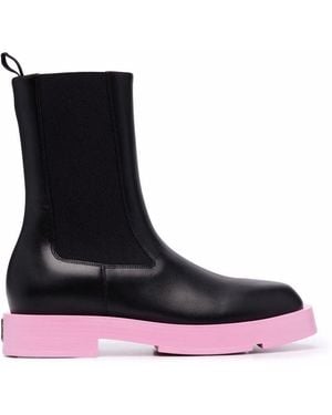 Givenchy Squared Flat Chelsea Ankle Boot - Black