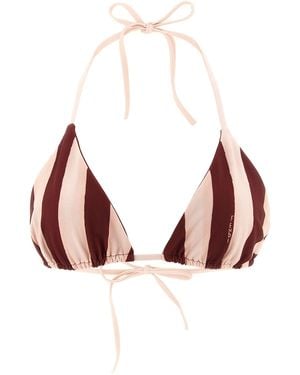 Fendi 'Pequin' Reversible Bikini Top - Pink