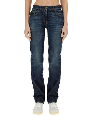 Palm Angels Straight Leg Jeans - Blue