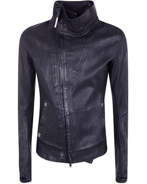 Isaac Sellam "Imparable" Nappa Stretch Jacket - Blue