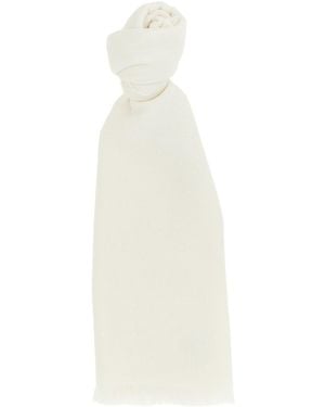 Brunello Cucinelli 'Diamante' Scarf - White