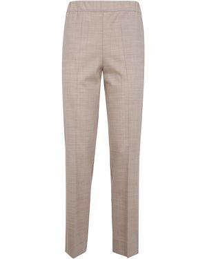 D.exterior Flanel Merinos Basic Pants - Natural