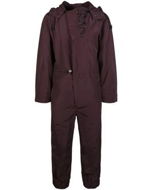 Ferragamo Long Sleeve Jumpsuit - Purple