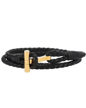 Tom Ford T Wrap Bracelet - Black