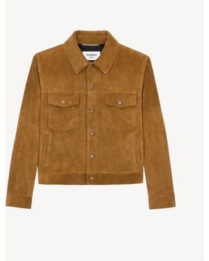 Saint Laurent Leather Jacket - Natural