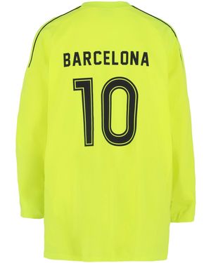 Balenciaga Oversized Soccer T-Shirt - Yellow