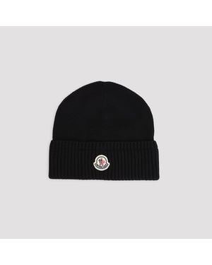 Moncler Wool Beanie - Black