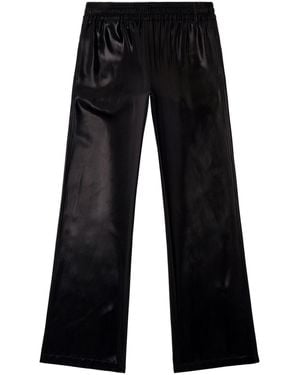 DIESEL Polyester Pants, Sleek Design - Black