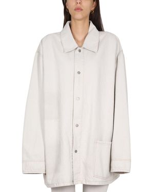Maison Margiela Shirt Style Casual Jacket - White