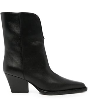 Paris Texas "Jane" Midcalf Boot T. 060 - Black