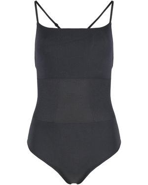 Live The Process Corset Bodysuit - Black
