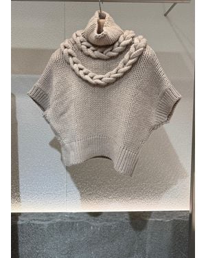 Fedeli "Rodolite Biggie" Sleeveless Sweater - Gray
