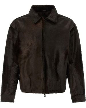 Giorgio Brato Pony Hair Jacket - Black