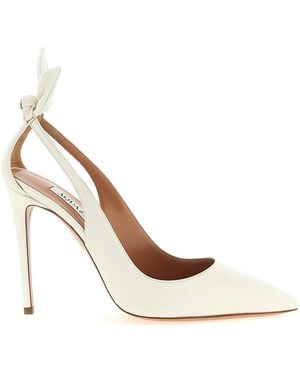 Aquazzura 'Bow Tie' Pumps - White