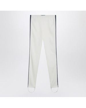 Prada Ivory Technical Fabric Leggings - White