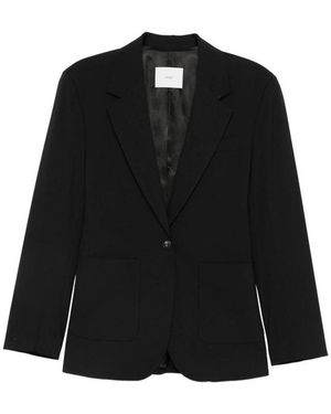 Covert Blazer Virgin Wool Blend - Black
