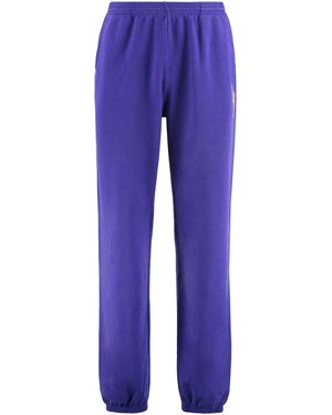 Local Authority Cotton Track-Pants - Blue