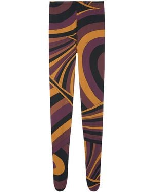 PUCCI "Iride" Tights - Orange