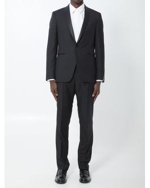 Tagliatore Super 110S Virgin Wool Tuxedo - Black