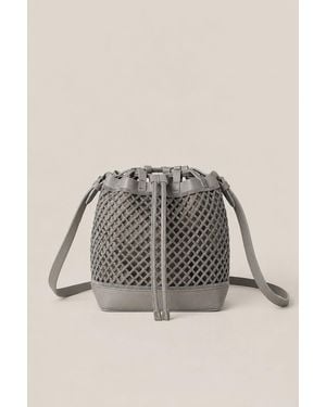 Brunello Cucinelli Oxide Leather Bucket Bag - Multicolor