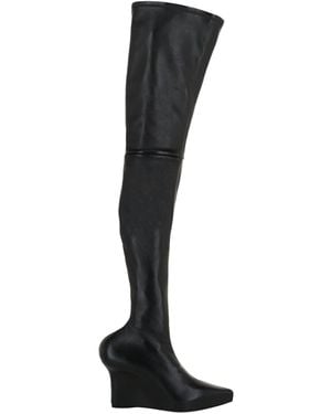 Givenchy Show Stretch-Leather Over-The-Knee Boots - Black