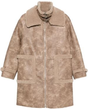 Jakke Polyurethane Frost Coat - Natural