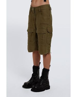 Givenchy Cargo Bermuda Shorts - Green