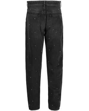 Valentino Rockstud Spike Denim Pants - Black